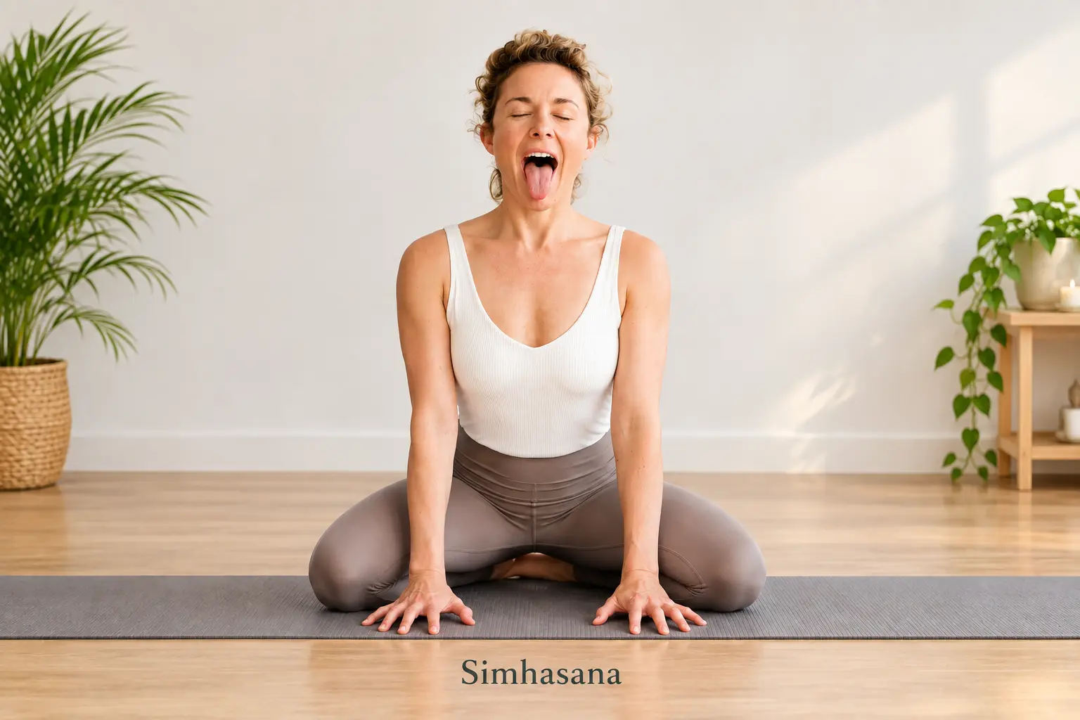 Simhasana (Lion Pose): Benefits