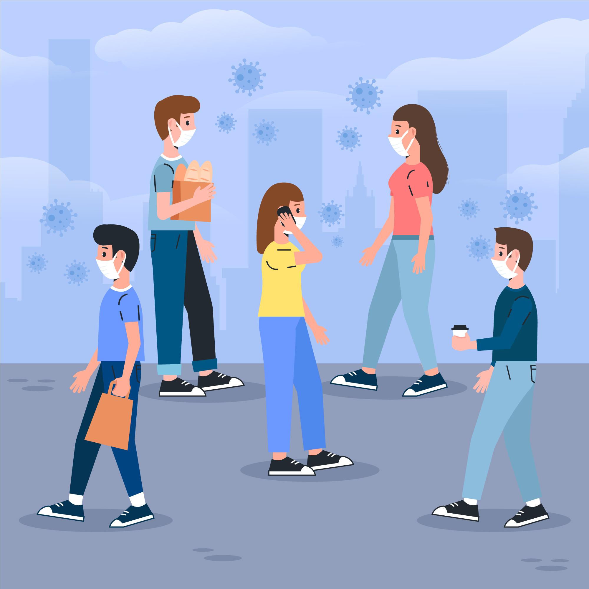 Staying safe in crowds